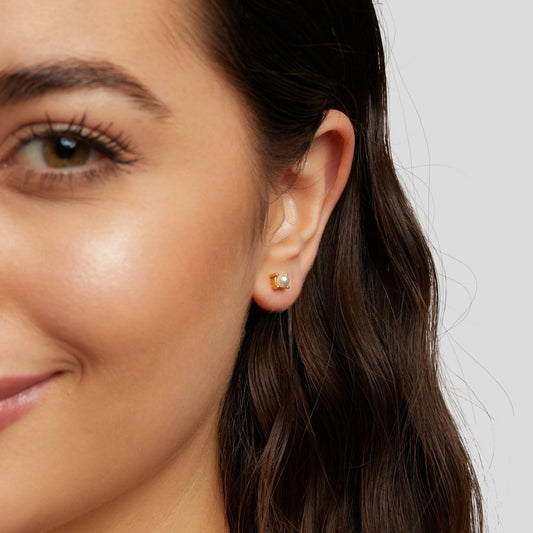 Sofia Perle Stud Øreringe