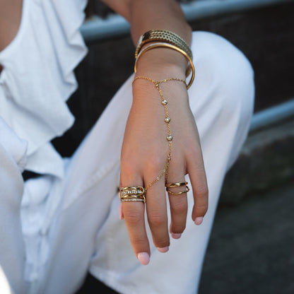 Freya Crystal Håndkæde Armbånd