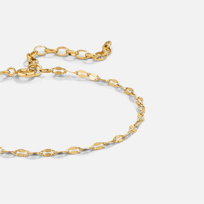 Leila Guld Kæde Armbånd
