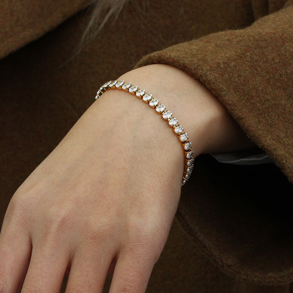 Wisteria Diamant Tennisarmbånd