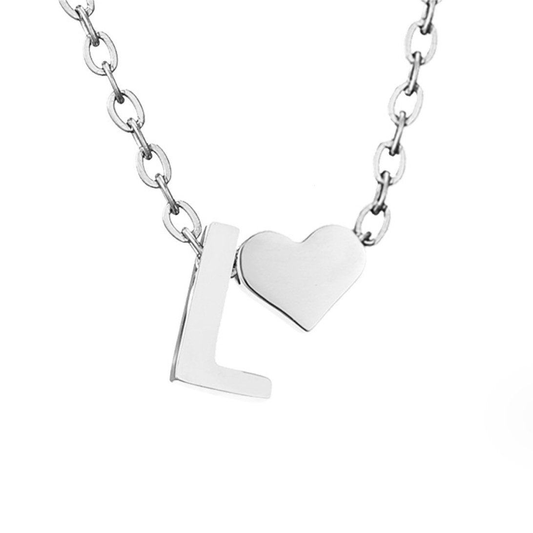 Evig Kærlighed & Brev Sølv Halskæde