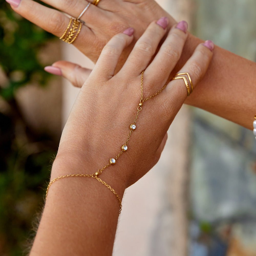 Freya Crystal Håndkæde Armbånd