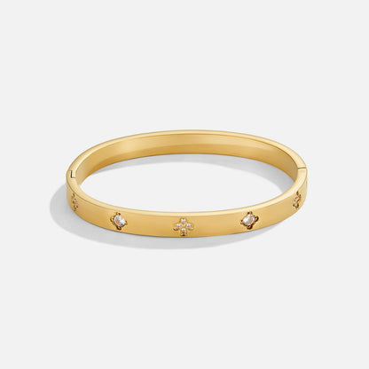 Guld Kløver Armbånd