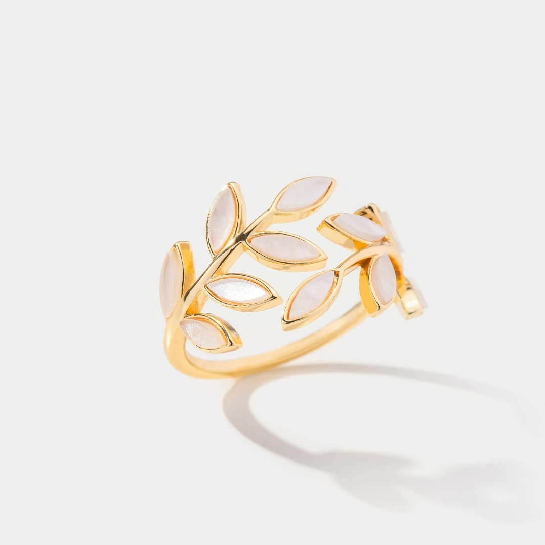 Guldblad Ring