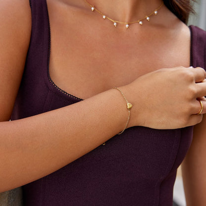 Brev Hjerte Armbånd