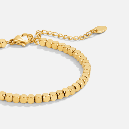 Lexi 18K Guld Terning Armbånd