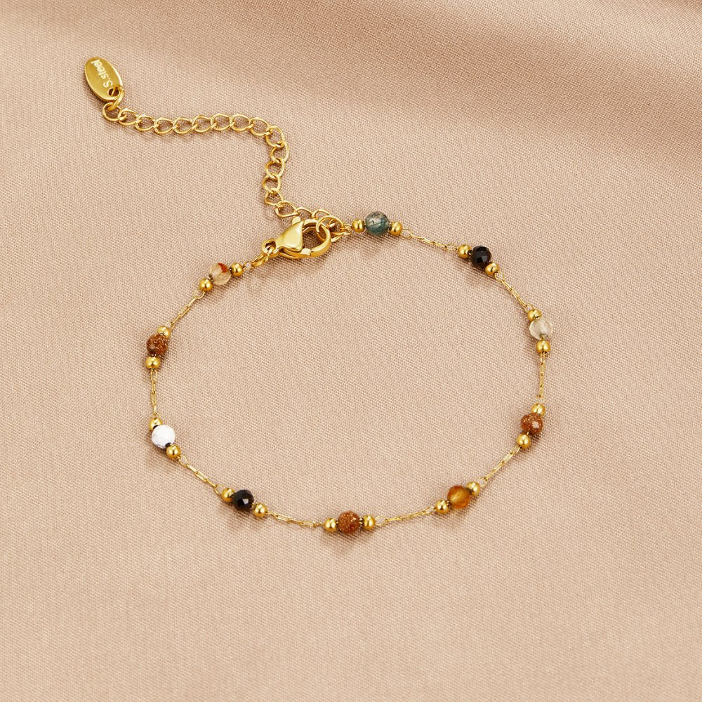 Lulu Perle Sten Armbånd