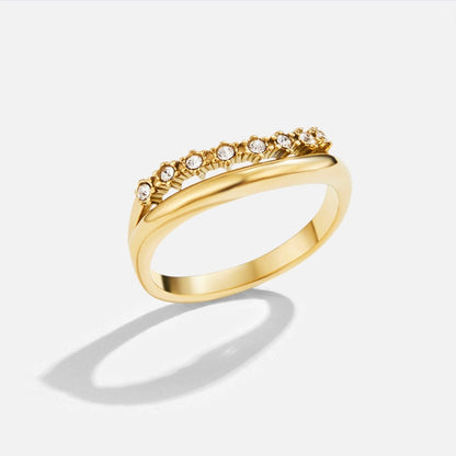 Marissa Hvid Krystal Lagdelt Ring