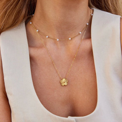 Nura Pearl 18K Guld Halskæde