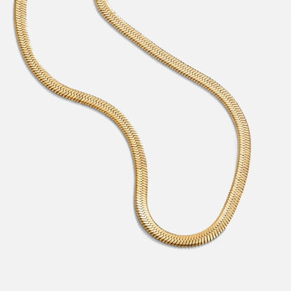 Sarya Slange Kæde Guld Halskæde