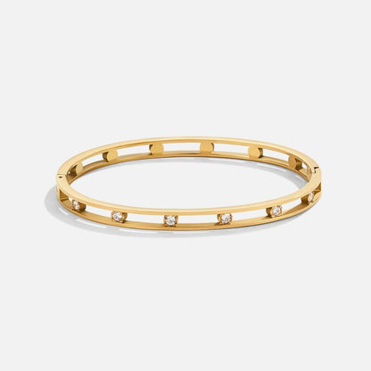 Sofia Krystal & Guld Bangle