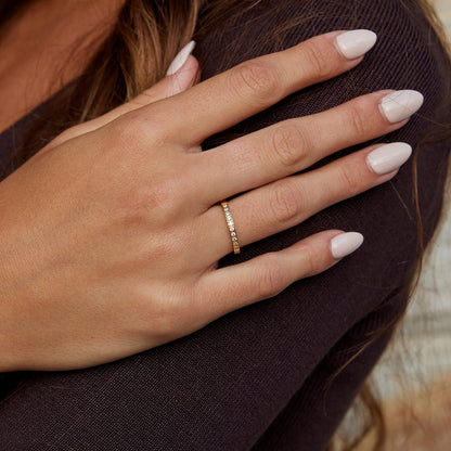 Tidøs Skønhed 18K Krystal Ring