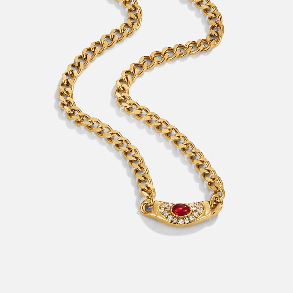 Vintage Cleopatra Guld Halskæde